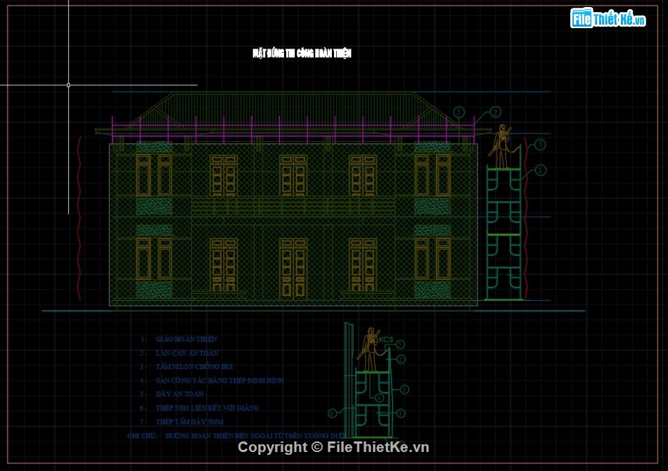 Biện pháp thi trạm bơm,File cad biện pháp thi công,BPTC Trạm bơm,cad trạm bơm yên hậu